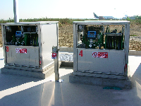 impianto di rifornimento avio in manutenzione